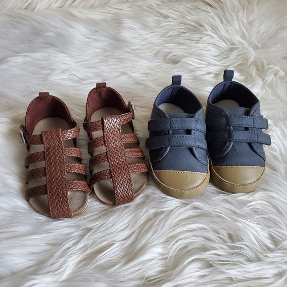 OshKosh B'Gosh, Carter's Other - OshKosh B'Gosh & Carter's Boy's Shoe Bundle SZ 9-12M